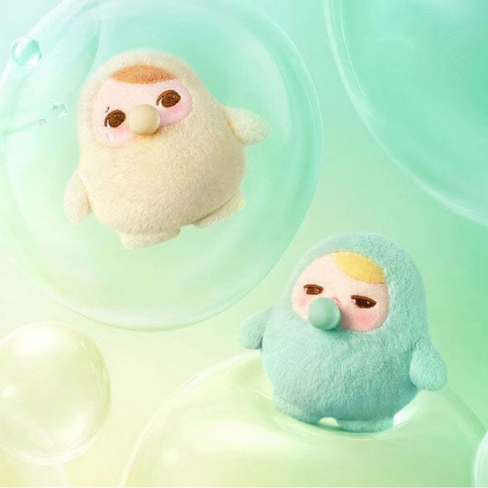 POP MART PUCKY Beanie Bubble Up Plush Pendant- Crying Bubble